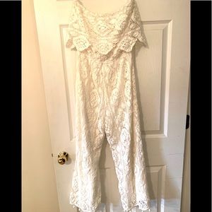 Revolve White Romper